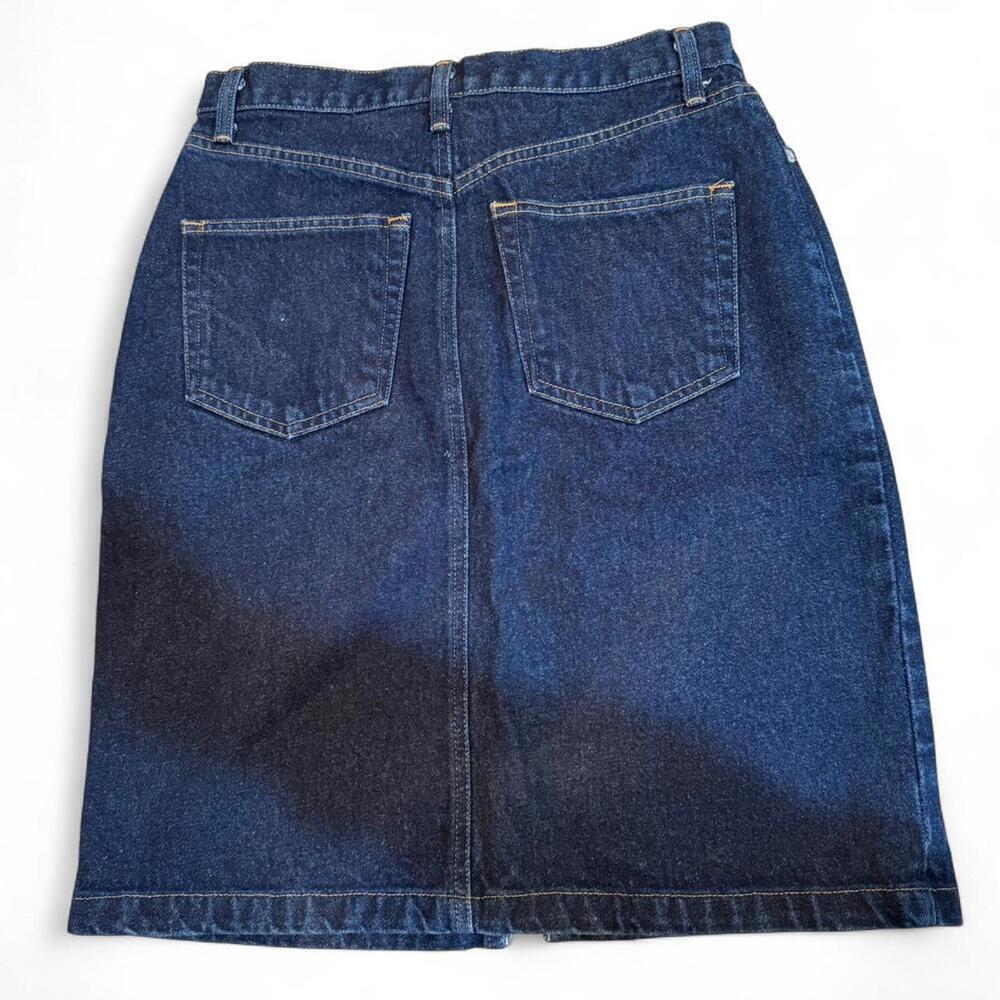 Vintage dark wash High Sierra denim skirt - Picture 2 of 3